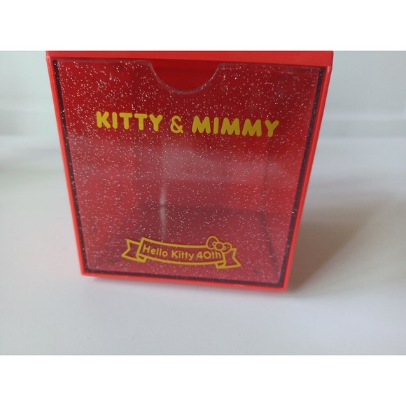 Hello Kitty 40th Anniversary Limited KITTY AND MIMMY Stamp Chest US SELLER - Picture 12 of 16